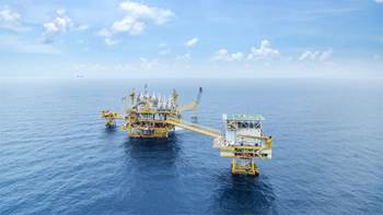 タイ沖Arthitガス田海上プラットフォーム